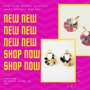 Blush Blume ResinAte Collection...summer edition!